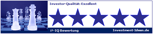 i²-IQ Investor Qualität "Exzellent" i²-IQ Investor Qualität "Exzellent"